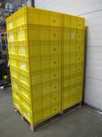 Pallet met 36 stuks gele Opslagbakken , 60x40x22 cm, Doe-het-zelf en Verbouw, Kratten en Dozen, Ophalen, Gebruikt, 100 cm of meer