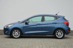 Ford Fiesta EcoBoost Hybrid 125 pk Titanium | Navi I Cruise, Auto's, Voorwielaandrijving, Gebruikt, Euro 6, Blauw