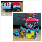 Paw Patrol dino rescue hoofdkwartier en Paw patroller, Kinderen en Baby's, Speelgoed | Actiefiguren, Ophalen, Zo goed als nieuw