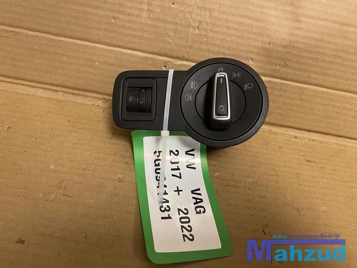 VW POLO IBIZA LEON Licht schakelaar 2009+, Auto-onderdelen, Dashboard en Schakelaars, Volkswagen, Gebruikt, Ophalen of Verzenden