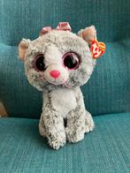 Beany boo kiki middelgroot met naamkaartje knuffel poes, Ophalen of Verzenden, Zo goed als nieuw, Poes