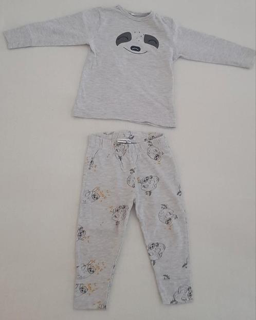 Prenatal pyjama setje maat 80 baby kleding grijs dieren set, Kinderen en Baby's, Babykleding | Maat 80, Zo goed als nieuw, Jongetje of Meisje