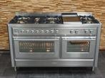 🔥Luxe Boretti Majestic Fornuis 150cm RVS 2 ovens 8 pits, 60 cm of meer, Ophalen of Verzenden, Zo goed als nieuw, Energieklasse A of zuiniger