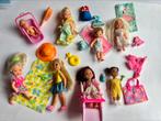 Barbie Shelly Kelly Chelsea set, Ophalen of Verzenden, Zo goed als nieuw, Pop