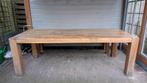 Lange (eet)tafel hout, Huis en Inrichting, Tafels | Eettafels, Ophalen, Gebruikt, 200 cm of meer, 50 tot 100 cm