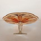 Taartschaal XXL Carnival Glas Art Deco, Antiek en Kunst, Antiek | Glas en Kristal, Ophalen of Verzenden
