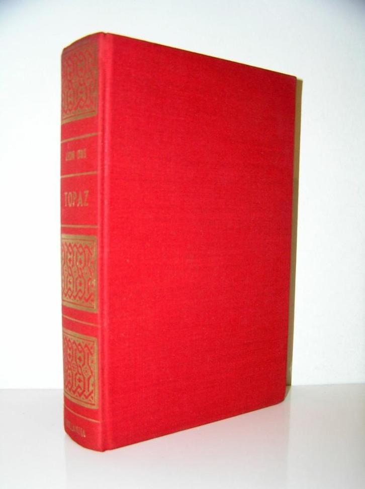 Leon Uris - Topaz (gebonden rood), Boeken, Romans, Zo goed als nieuw, Ophalen of Verzenden