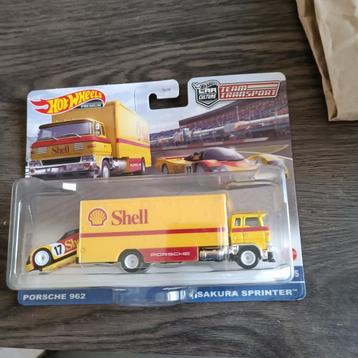Hot Wheels Team Transport PORSCHE 962 SAKURA SPRINTEr shell beschikbaar voor biedingen
