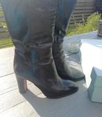 Manfield leren laarzen - Nieuw!, Kleding | Dames, Schoenen, Hoge laarzen, Zwart, Nieuw, Ophalen of Verzenden