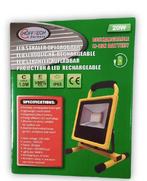 Nieuwe LED straler 20 watt | oplaadbaar, Ophalen of Verzenden, Lamp met armatuur, .., .