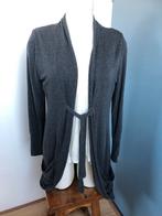 Valentina grijs halflang vest m tencel, Maat 38/40 (M), Ophalen of Verzenden, Zo goed als nieuw, X