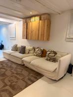 SÖDERHAMN 4-zitsbank, met chaise longue en open eind, Gebruikt, 75 tot 100 cm, Ophalen of Verzenden, Vierpersoons of meer