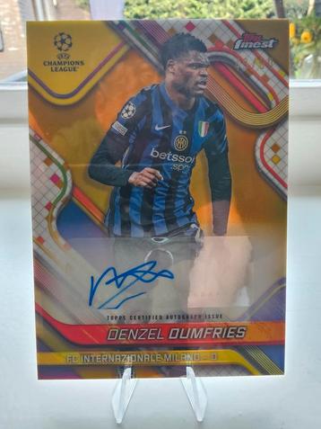 Topps Finest 24/25 Denzel Dumfries auto /50 beschikbaar voor biedingen