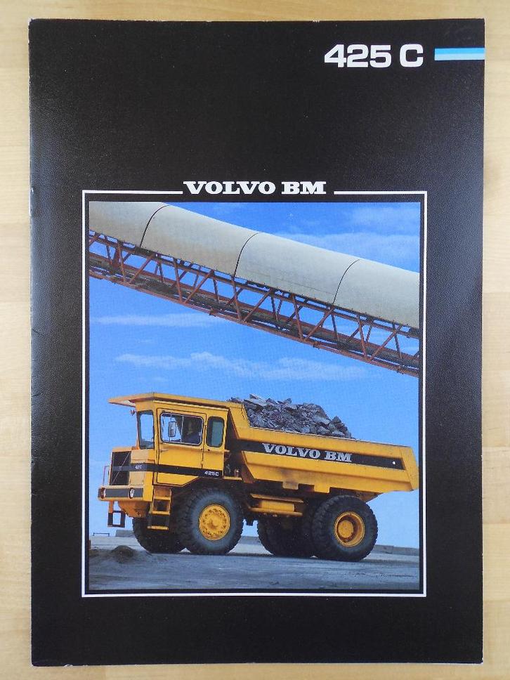 Volvo BM 425C Dump Truck Brochure 1984 Dumper BM425C BM425 C, Boeken, Catalogussen en Folders, Zo goed als nieuw, Folder, Ophalen