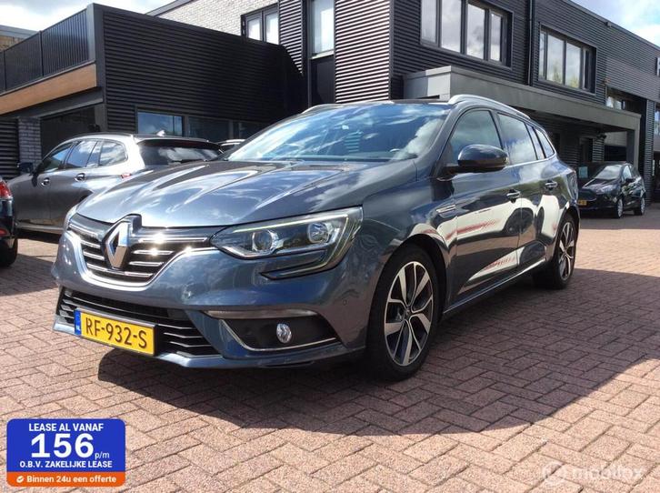 Renault Megane Estate 1.2 TCe Bose Gr Nav Trekh 17"Lm Vlg Ca, Auto's, Renault, Bedrijf, Te koop, Mégane, ABS, Achteruitrijcamera