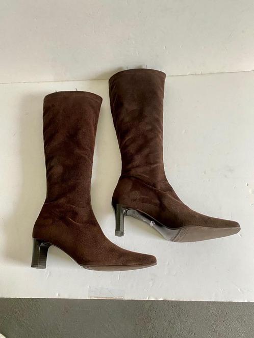 i582 Gabor maat 7,5=41 hoge laarzen hak schoenen bruin, Kleding | Dames, Schoenen, Zo goed als nieuw, Hoge laarzen, Bruin, Ophalen of Verzenden