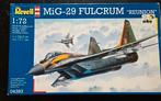 Revell 
MiG-29 Fulcrum "Reunion" 1:72, Hobby en Vrije tijd, 1:72 tot 1:144, Revell, Ophalen of Verzenden, Zo goed als nieuw