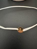 Minitials small disc armbandje, Sieraden, Tassen en Uiterlijk, Armbanden, Ophalen of Verzenden, Zo goed als nieuw, Goud