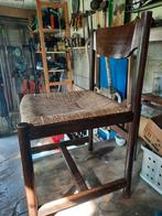 Pastoe vintage eetkamerstoel met rieten zitting., Ophalen