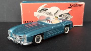 Mercedes Benz 300 SL Roadster Blue 1:43 Tekno Denmark Pol beschikbaar voor biedingen