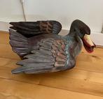 Oud - hout lokeend, Antiek en Kunst, Ophalen of Verzenden