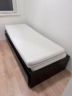 IKEA Bed met Opbergruimte - Single/Double, Ophalen, 90 cm, Zwart, Tweepersoons