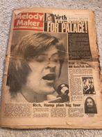 MELODY MAKER 1974 Stevie Wonder BUDGIE David Bowie ZEPPELIN, Ophalen of Verzenden, Muziek, Film of Tv