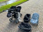 Gebruikte tweeling kinderwagen  te koop, Kinderen en Baby's, Tweelingen en Meerlingen, Ophalen of Verzenden, Zo goed als nieuw