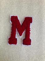Applicatie - letters - M  - diverse 3 x, Hobby en Vrije tijd, Naaien en Fournituren, Ophalen of Verzenden, Zo goed als nieuw, Applicatie