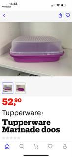 Tupperware Marinade Box.Bewaardoos 32x27 nieuw, Huis en Inrichting, Keuken | Tupperware, Ophalen of Verzenden, Gebruikt, Blauw