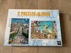 2x Puzzel 1000 stukjes (Nieuw) Comic Collection (King), Ophalen of Verzenden, 500 t/m 1500 stukjes, Nieuw, Legpuzzel