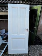 Houten badkamer/wcdeur 201,5 x 82,5 x 4cm ex scharnier, Doe-het-zelf en Verbouw, Deuren en Horren, Ophalen