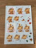 2x 3d knipvellen liefde, Ophalen, Nieuw, Knipvel