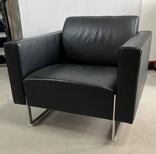 Artifort Mare lederen fauteuil, Huis en Inrichting, Fauteuils, Gebruikt, Ophalen