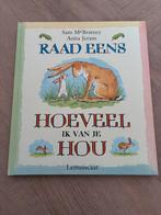 Prentenboek raad eens hoeveel ik van je hou, Ophalen, Zo goed als nieuw, Prentenboek