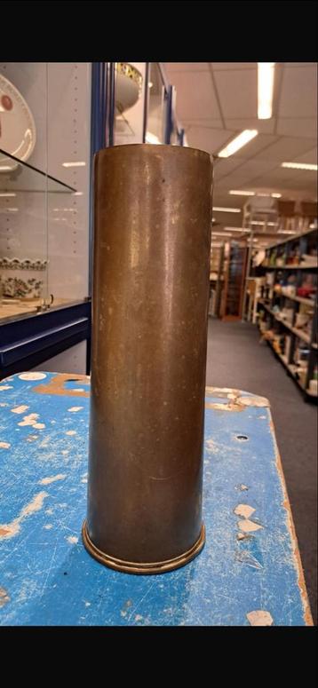 Messing Granaathuls 1917 - Britse 18 Pounder beschikbaar voor biedingen