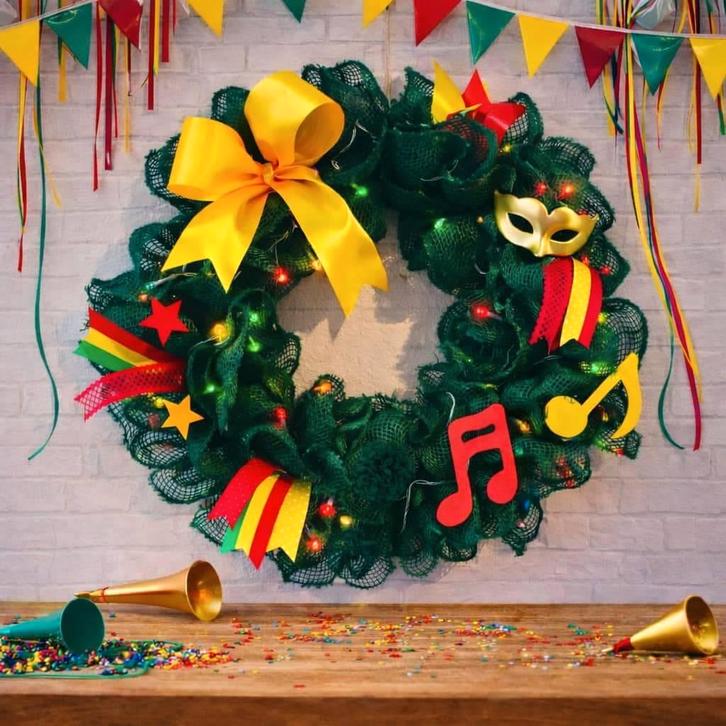 carnavalskrans, Hobby en Vrije tijd, Feestartikelen, Nieuw, Feestartikel, Carnaval, Ophalen of Verzenden