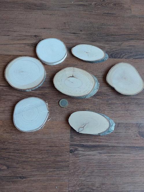 Houten schijfjes met schors, Hobby en Vrije tijd, Overige Hobby en Vrije tijd, Nieuw, Ophalen of Verzenden