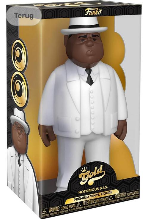 Funko Gold Notorious B.I.G. – Witte Outfit – NIEUW, Verzamelen, Poppetjes en Figuurtjes, Nieuw, Ophalen of Verzenden