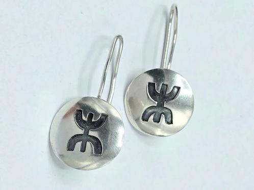 Zilveren Oorbellen, Sieraden, Tassen en Uiterlijk, Oorbellen, Zo goed als nieuw, Zilver, Verzenden