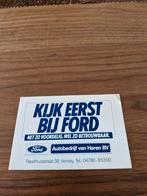 139 Sticker Ford Autobedrijf van Haren b.v., Verzamelen, Ophalen of Verzenden, Zo goed als nieuw