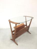 Vintage design tijdschriften tafeltje, Cesare lacca, Cassina, Huis en Inrichting, Fauteuils, Ophalen of Verzenden, Gebruikt, Minder dan 75 cm
