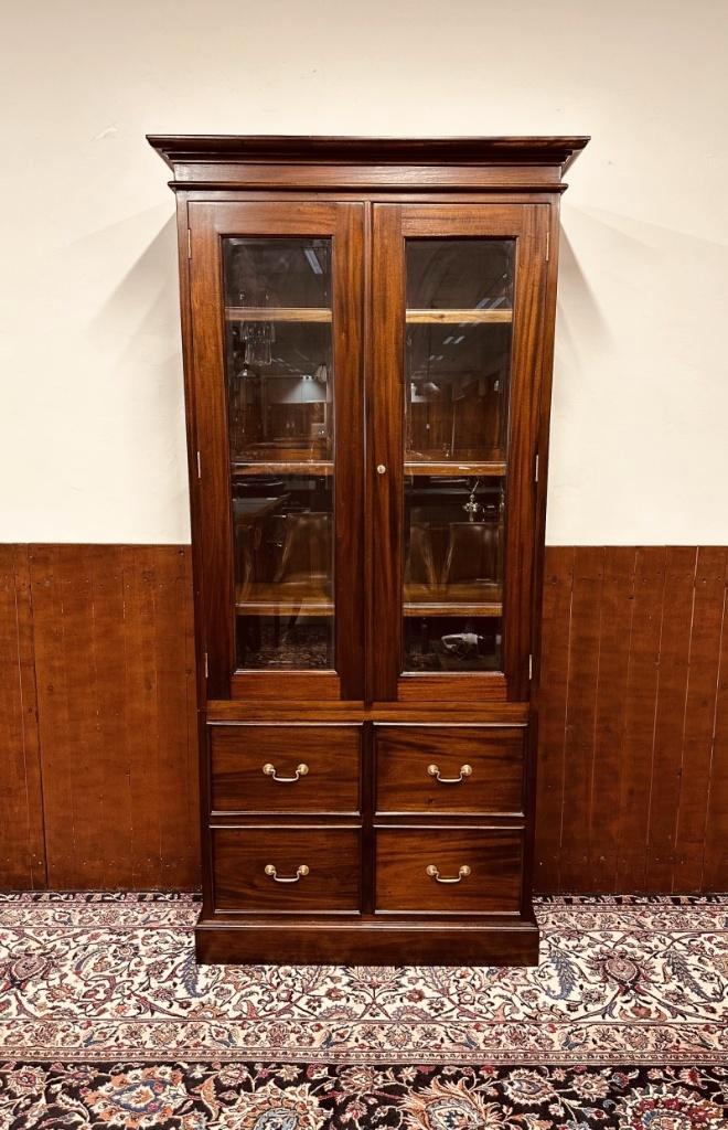 Klassiek Engelse Boekenkast Vitrinekast, Antiek en Kunst, Antiek | Kantoor en Zakelijk, Ophalen