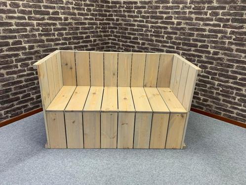 Tuinbank Toulouse 2-zits FSC-Grenenhout Bouwpakket 5-delig., Tuin en Terras, Tuinbanken, Nieuw, Hout, Ophalen