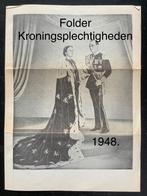Juliana en Bernard Kroningsplechtigheden 1948. Tilburg., Ophalen of Verzenden, Gebruikt, Nederland, Tijdschrift of Boek