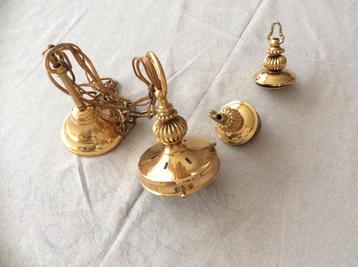 Plafondlamp armaturen. Verguld! 2 afmetingen. beschikbaar voor biedingen