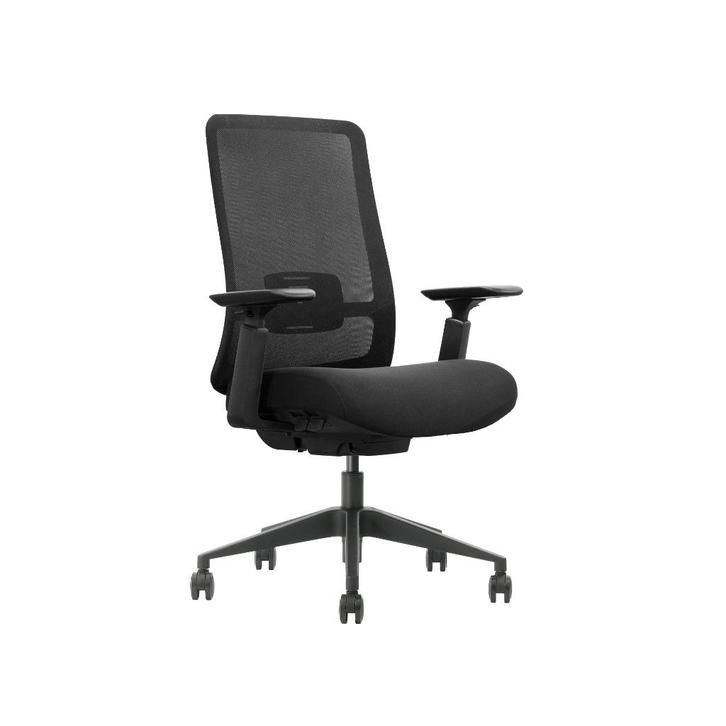 Bureaustoel VANE - 3D armpads - EN1335 gecertificeerd, Huis en Inrichting, Bureaustoelen, Nieuw, Zwart, Ergonomisch, Ophalen of Verzenden