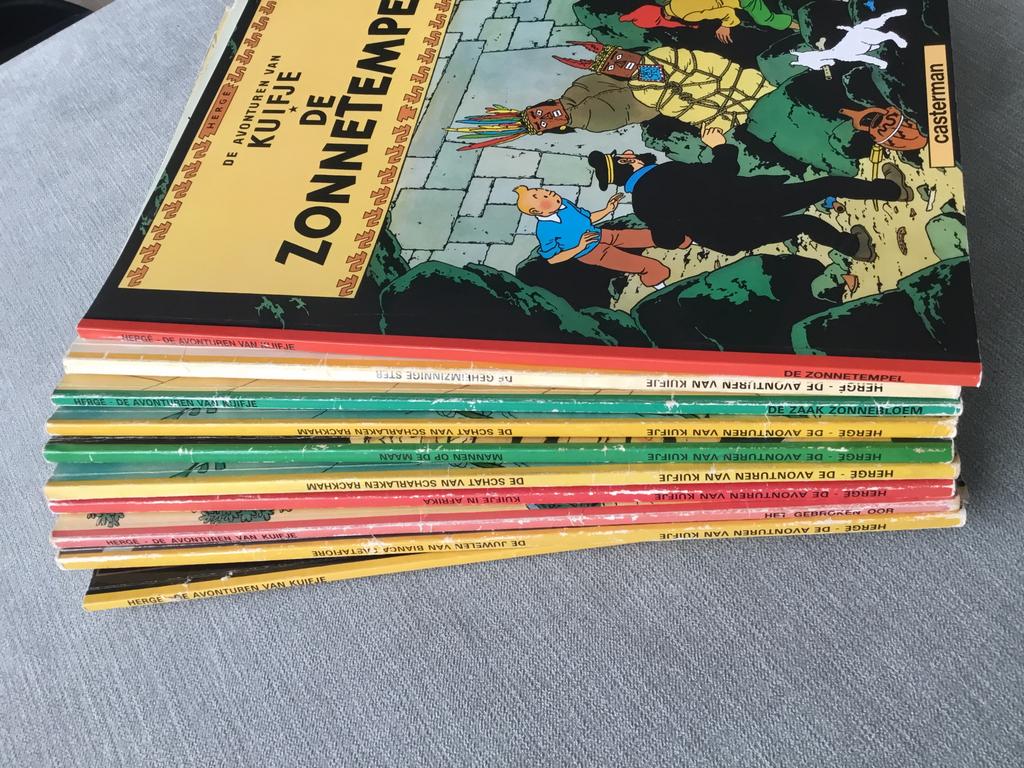 De avonturen van Kuifje, diverse stripboeken, Boeken, Meerdere stripboeken, Ophalen of Verzenden, Gelezen