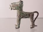 Div obj. 405 gr. Bronzen Benin luipaard, Nigeria (170305-04), Ophalen of Verzenden
