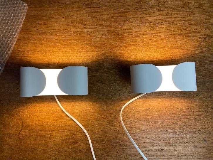 Foglio replica Wandlampen, Huis en Inrichting, Lampen | Wandlampen, Zo goed als nieuw, Metaal, Verzenden